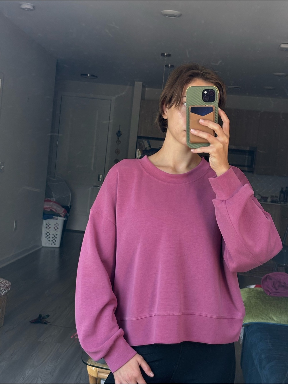 Lululemon Softstreme Sweatshirt - Pink/ Mauve